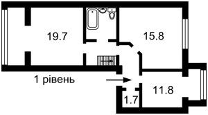 Apartment G-66677, Volinskaia, 12, Petropavlivska Borshchahivka - Photo 3